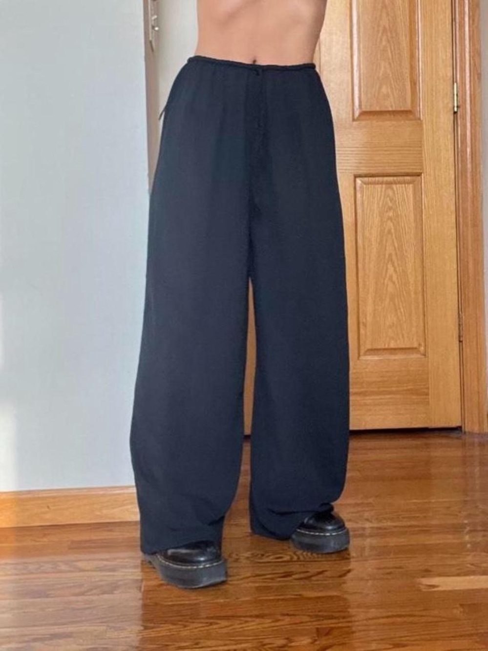 Vintage Deadstock Women’s Wide Leg Semi Sheer Pants